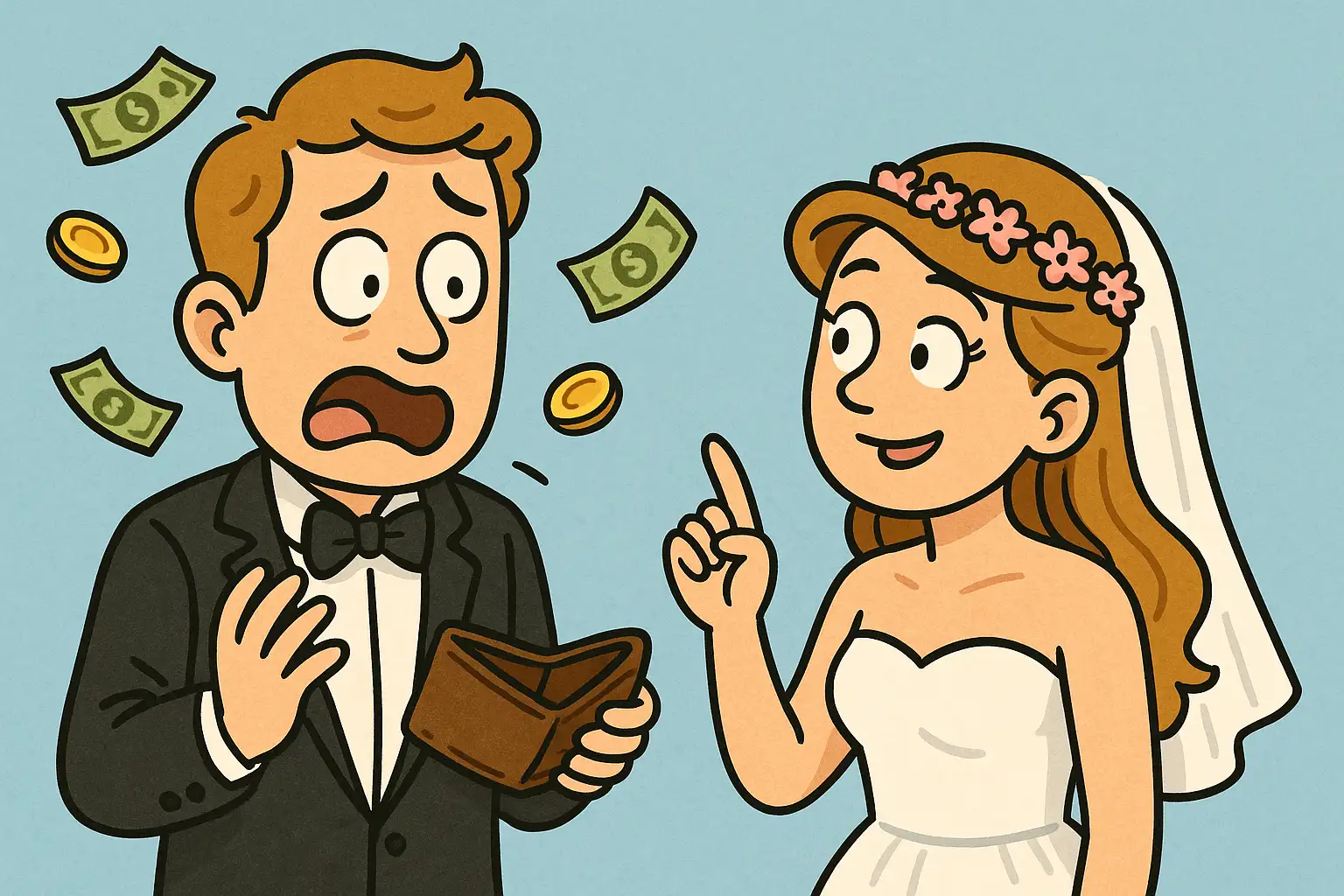 Hochzeitsbudget: Wie du deine Traumhochzeit ohne Panik im Portemonnaie planst